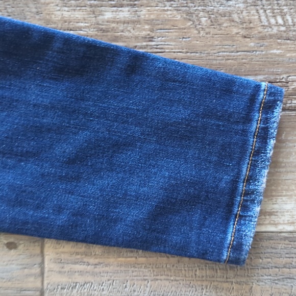 BRIDGE By GLY Mid Rise Skinny stretch distressed jeans style #BG5100L sz 28 euc - Picture 9 of 11